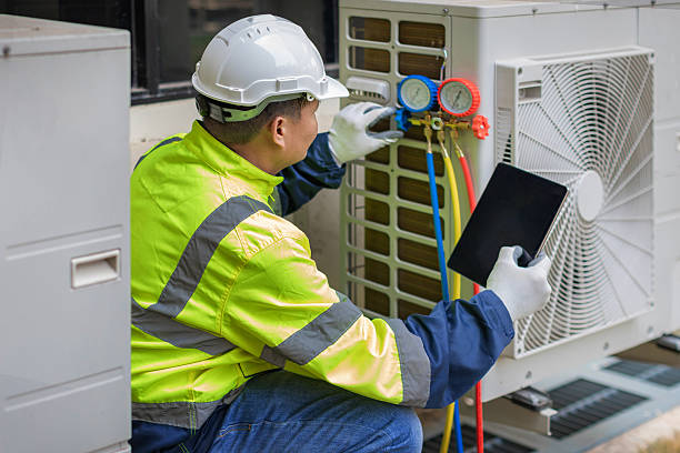 Professional Hvac technician working in Chester, NH